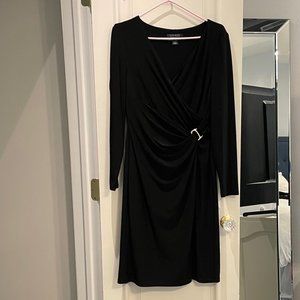 Ralph Lauren Black Wrap Dress